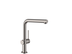 HANSGROHE Talis M54 Monomando de cocina 270, 1 jet, Color: Cromo negro cepillado