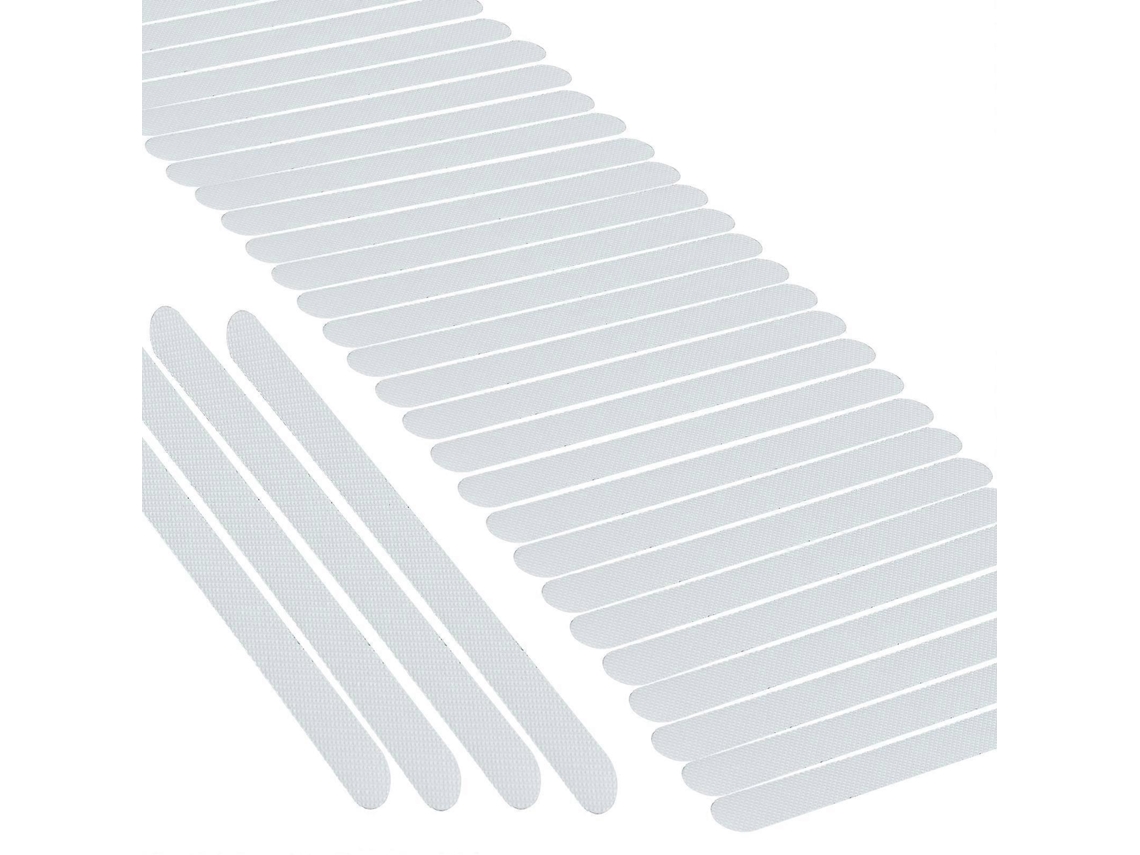 Rebe-30 Pegatinas Antideslizantes Transparentes Autoadhesivas Para Bañeras, Duchas Y Escaleras, Seguridad En Baño Y Hogar