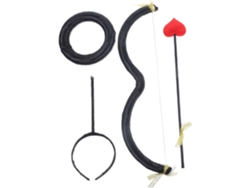 1 Conjunto De Disfraz De Cupido Con Lazo Y Accesorios Para Cosplay O Fiesta De San Valentín.