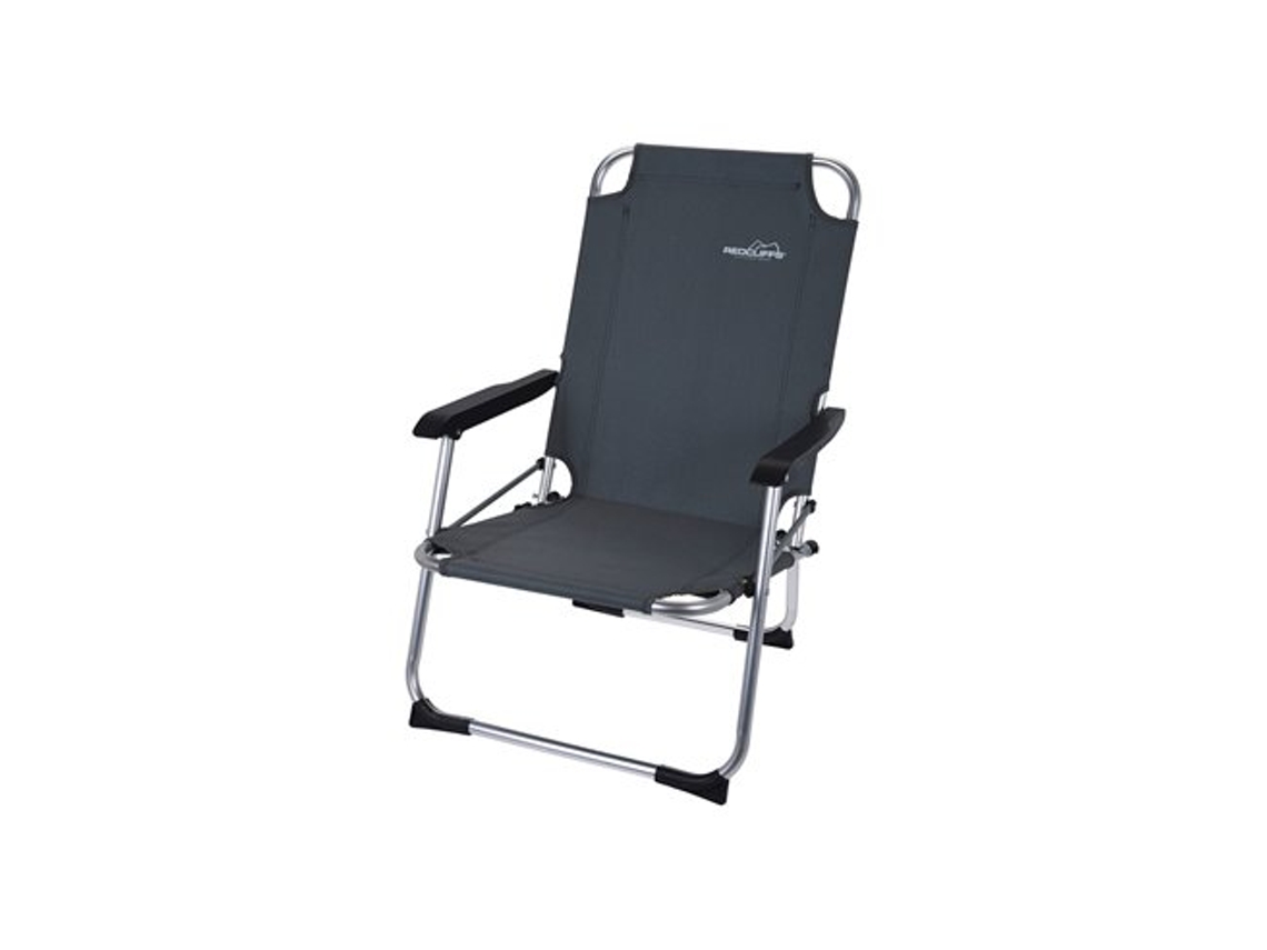 Silla Plegable De Aluminio Color Gris 45x54x76cm