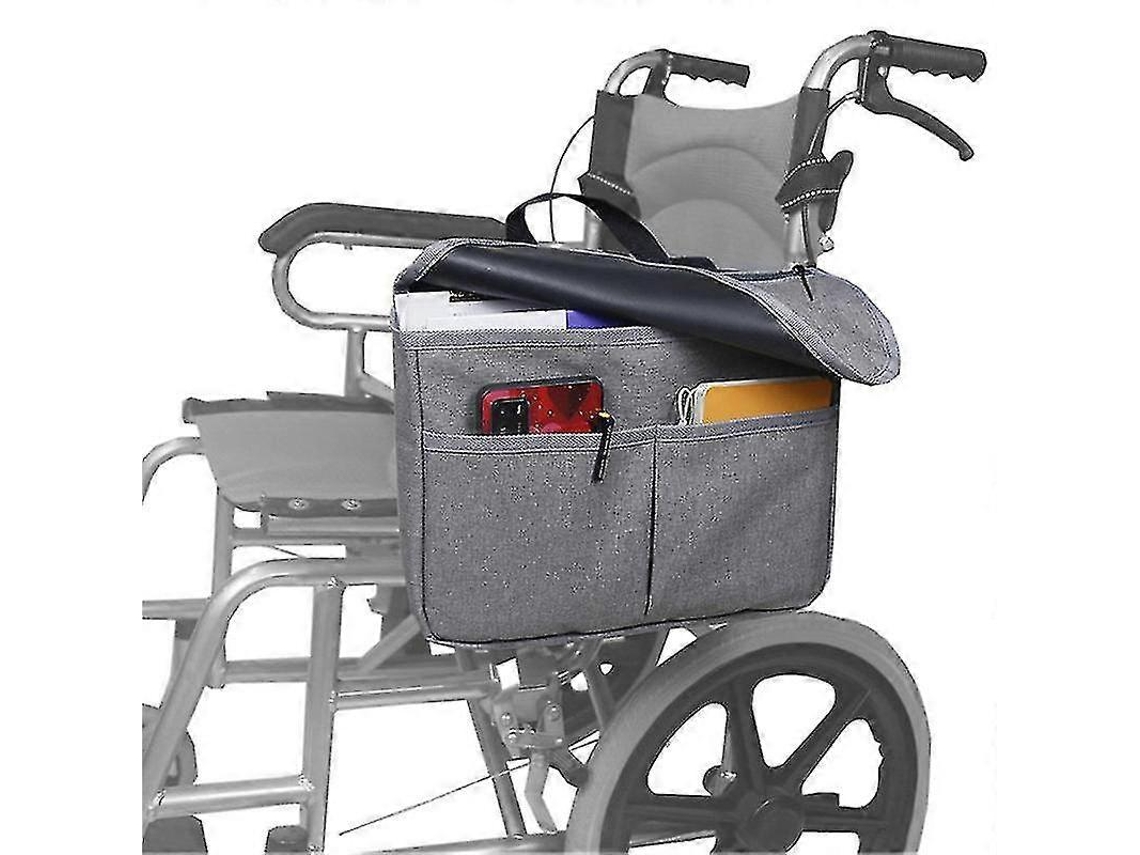 Bolsa Lateral Para Silla De Ruedas, Accesorio De Reposo Con Bolsillos Para Silla Eléctrica Y Manual Resistente Al Agua