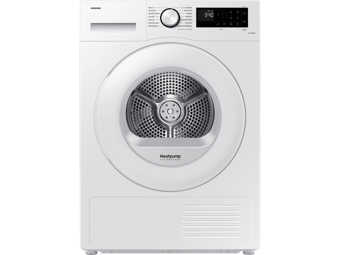 Secadora SAMSUNG DV90CGC2A0TEEC (9 Kg - Bomba de Calor - Blanco)