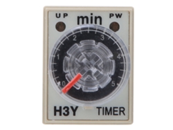 Relé Temporizador H3y-2 8 Pines Ajustable 0-5 Minutos 220vac Precisión Alta Suministros Eléctricos