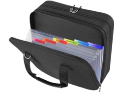 Carpeta con cremallera | Reforzada, capacidad para 500 hojas, múltiples bolsillos, ideal para oficina - Vayotoy