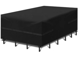Funda para muebles de patio, impermeable, resistente al viento y duradera, para todo tipo de clima.