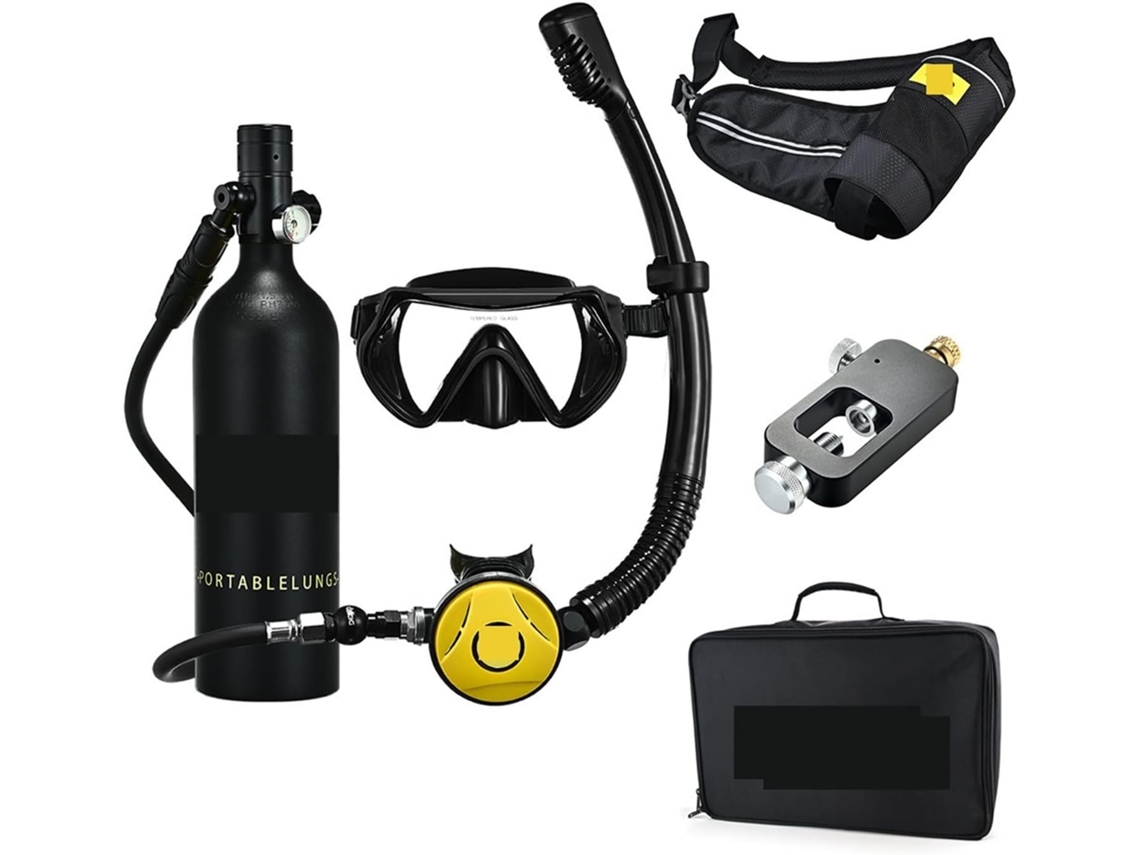 Mini Botella De Buceo, Tubo De Snorkel, Rebreather, Equipo Portátil De Apnea