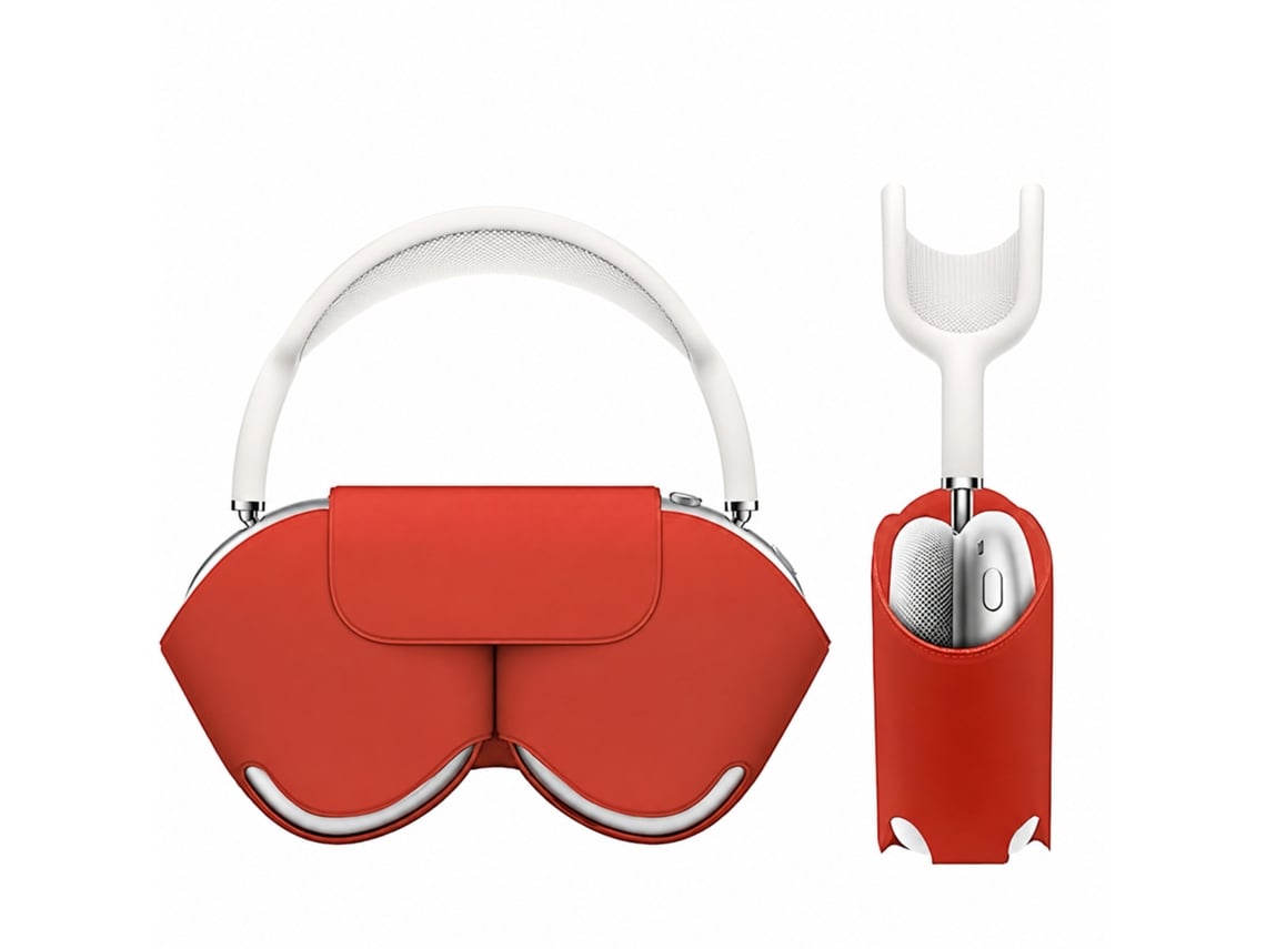 Protección - Funda Protectora Magnética De Cuero Para Airpods Max 1/2 Con Modo De Suspensión Inteligente, Resistente A Arañazos Y Protección