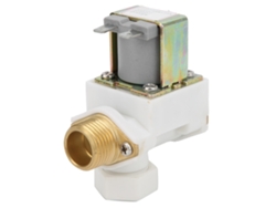 Electroválvula NC de latón y nailon con filtro, interruptor de entrada G1/2 de CC de 12 V