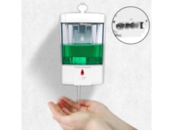 Dispensador automático de desinfectante de manos sin contacto, dispensador de jabón de pared con sensor infrarrojo inteligente