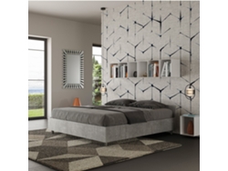 Contenedor cama doble gris 160x190cm Nuamo Concrete