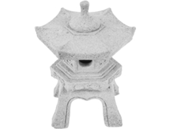 Decoración Linterna De Piedra En Miniatura