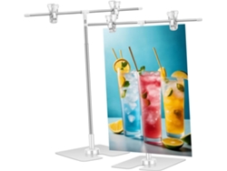 Soporte Para Póster Ajustable De 2 Piezas, Versátil Expositor Publicitario Para Mesa O Suelo.