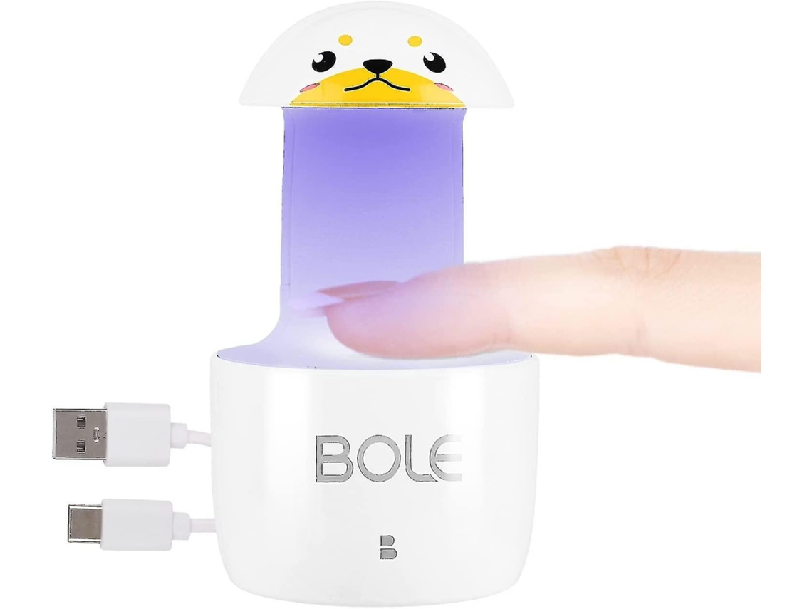 Lámpara UV para uñas, minisecador portátil de 5 W para esmalte de gel, lámparas LED UV USB para gel LY Ebike