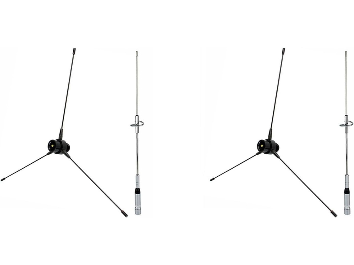 4 Juegos De Accesorios Electrónicos: 2 Antenas Uhf-f De 10-1300 Mhz Y Doble