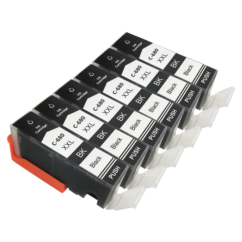Pgi-680 Bk 6pcpgi-680 Cli-681 Xxl Pgi680 Cli681 Ink Cartridge For Canon Pixma Tr7560 Tr8560 Ts6160 Ts6260 Ts8160 Ts8260 Ts9160 Ts9560 Ts706