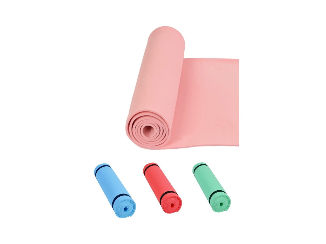 Esterilla Antideslizante Deporte | Tpe Eco-amigable Multifunción | Colchoneta Para Fitness, Pilates, Yoga Y Camping | 180 X 50cm Rosa