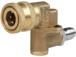 Lavadora De Alta Pressão Giratória De 1/4 Com Conector Rápido E Adaptador Para Conectar Ferramentas De Limpeza À Giratória