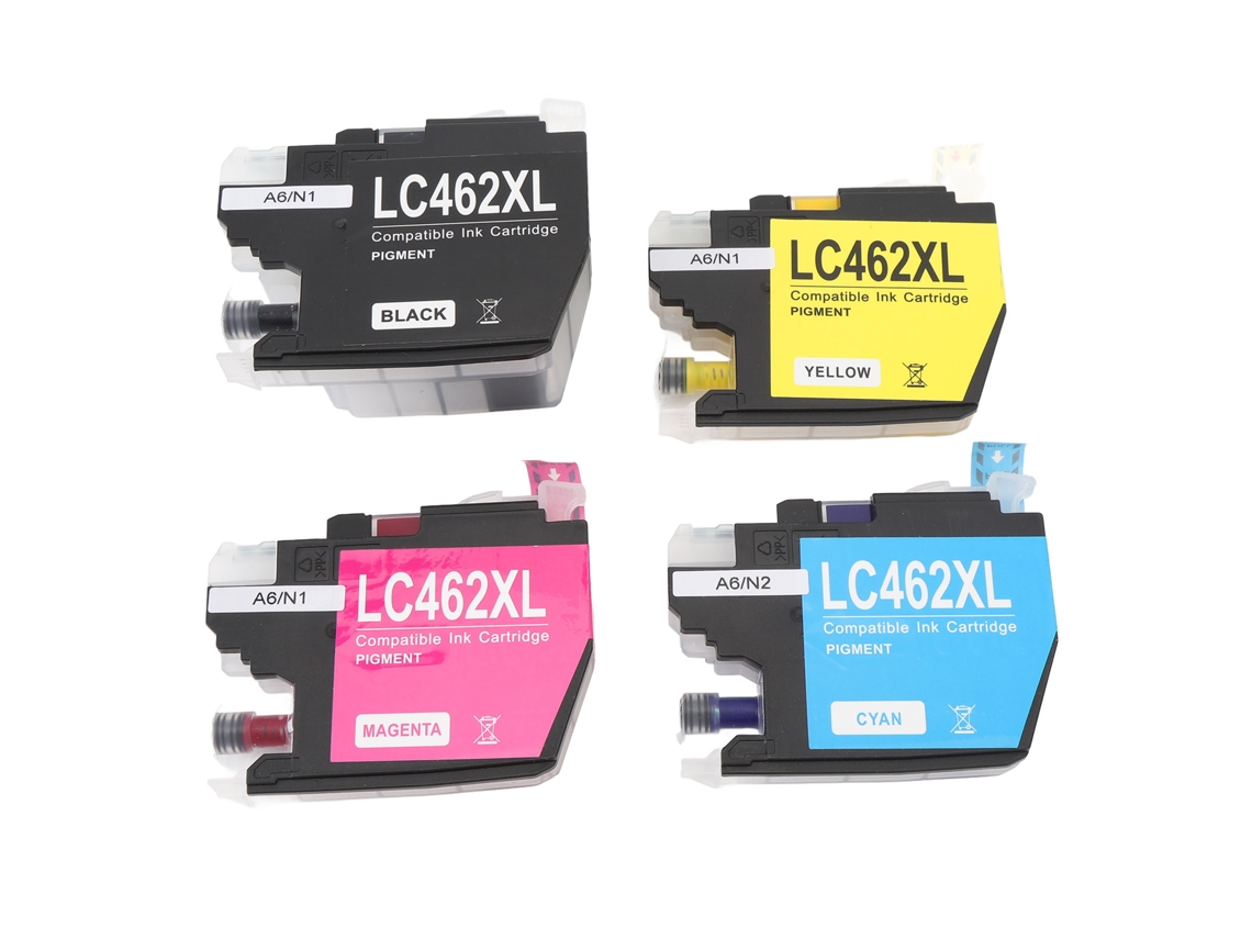 Cartucho De Tinta Negro, Cian, Rojo Y Amarillo Lc462xl Para Impresoras Mfc-j2340dw, J3540dw Y J3940