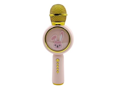 Micrófono TOPK Karaoke (3-6h- Rosa)