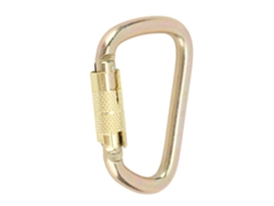Mali gancho de Carabina com Trava Rotativa em Forma de D para Esportes Ao Ar Livre Camping Escalada