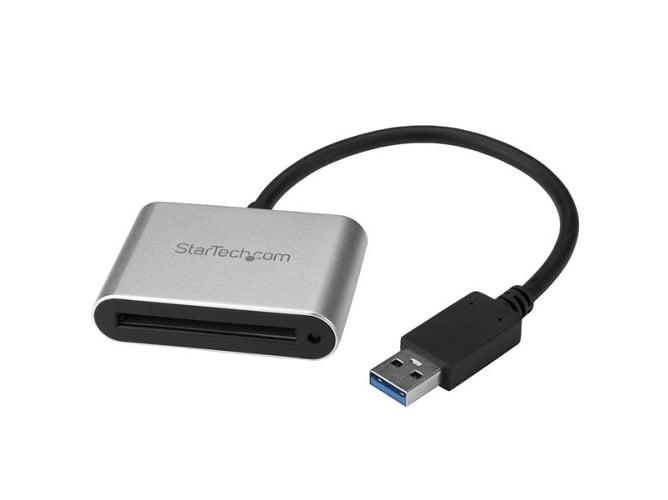 Lector de Tarjetas STARTECH.COM CFASTRWU3 USB 3.0 Negro y Plateado