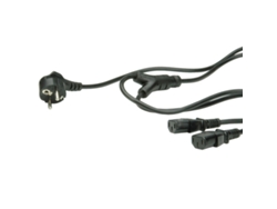 Cable de Energía VALUE (IEC320 - 2x C13 - 1.8m)