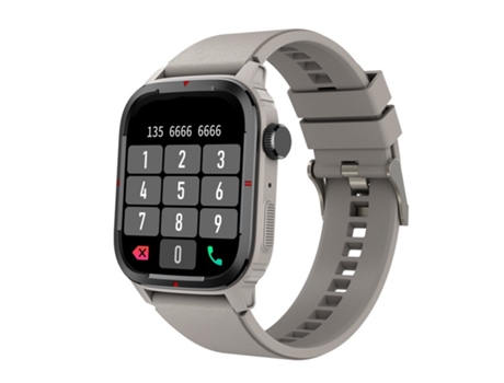 Smartwatch Q27 con llamada Bluetooth con detección de oxígeno en sangre de frecuencia cardíaca gris