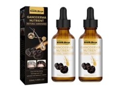 Sérum Natural De Ganoderma Para Reverter Cabelo Cinza 30ml - Escurecimento Saudável E Anti-cinzento