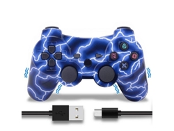 Controlador CUICH PS3 (Inalámbrico - Azul)