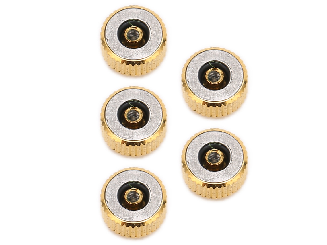Kit De Reparación De Manecillas De Reloj De Acero Dorado De 5 Piezas, Repuestos Y Accesorios De 5 Mm