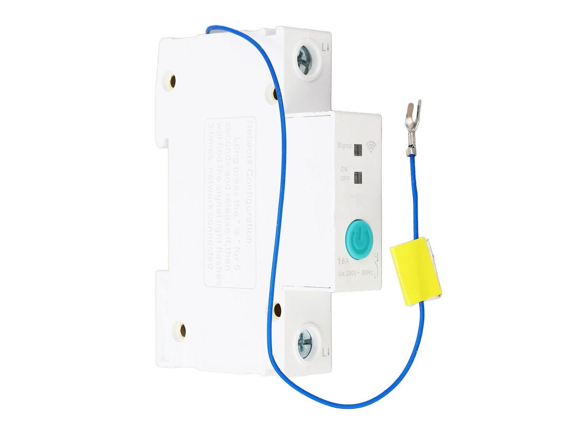 Yncm2026-interruptor Inteligente Wifi 1p 230v Rail Din Para App Ewelink Hogares Centros Comerciales