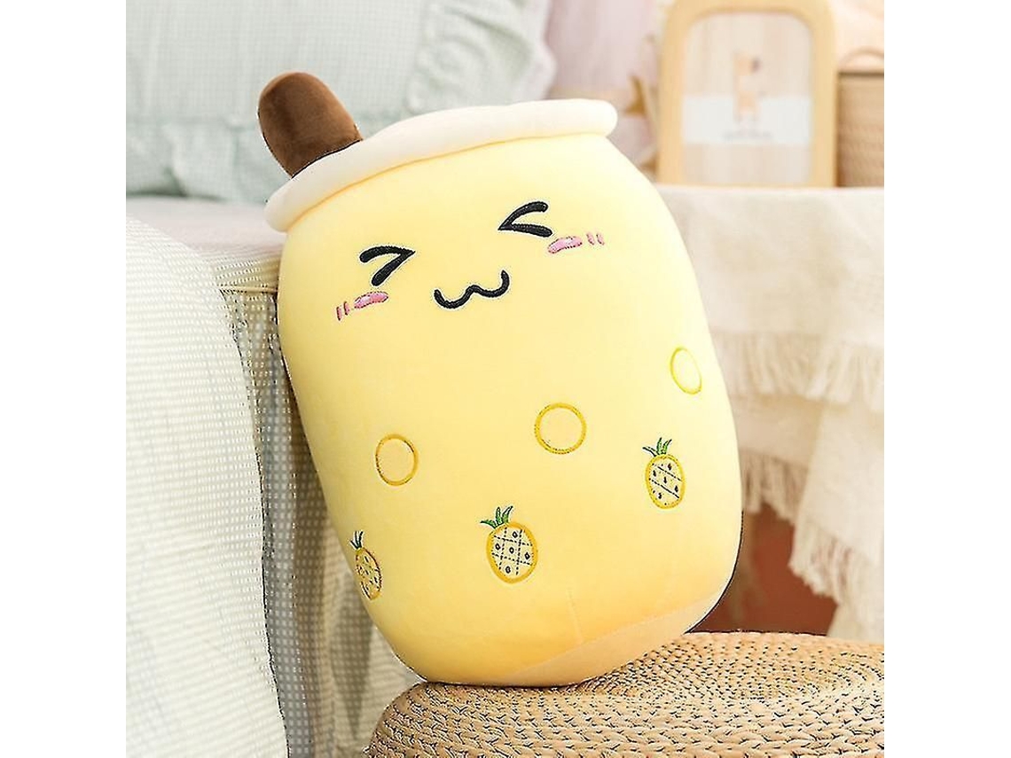 2026-muñeco De Peluche De Té Burbuja Con Cara Sonriente 24/35/50/70cm Para Decoración Y Regalo
