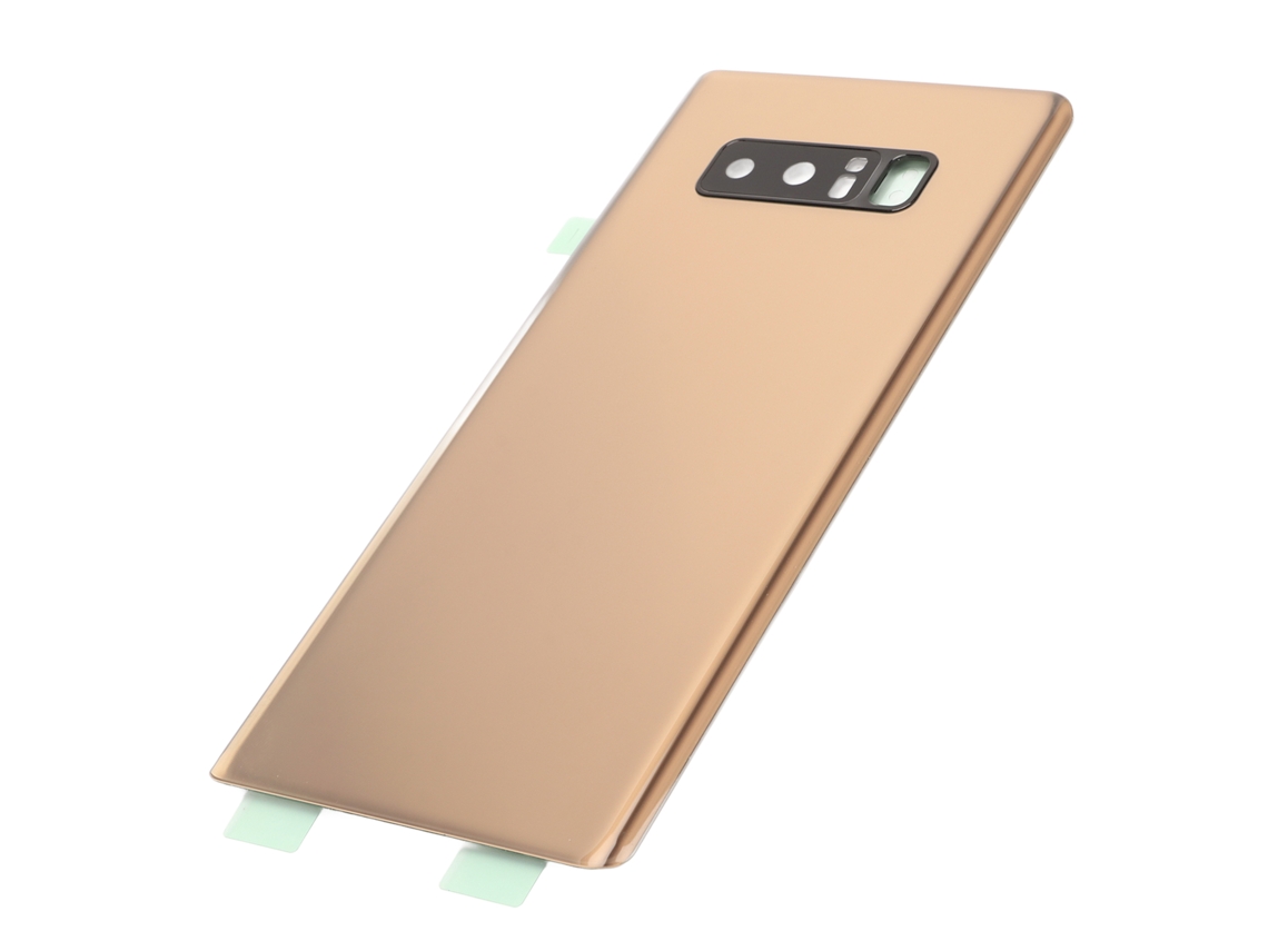 Cubierta Trasera De Cristal Para Samsung Galaxy Note 8 Sm-n950 Con Lente De Cámara Preinstalada - Dorado