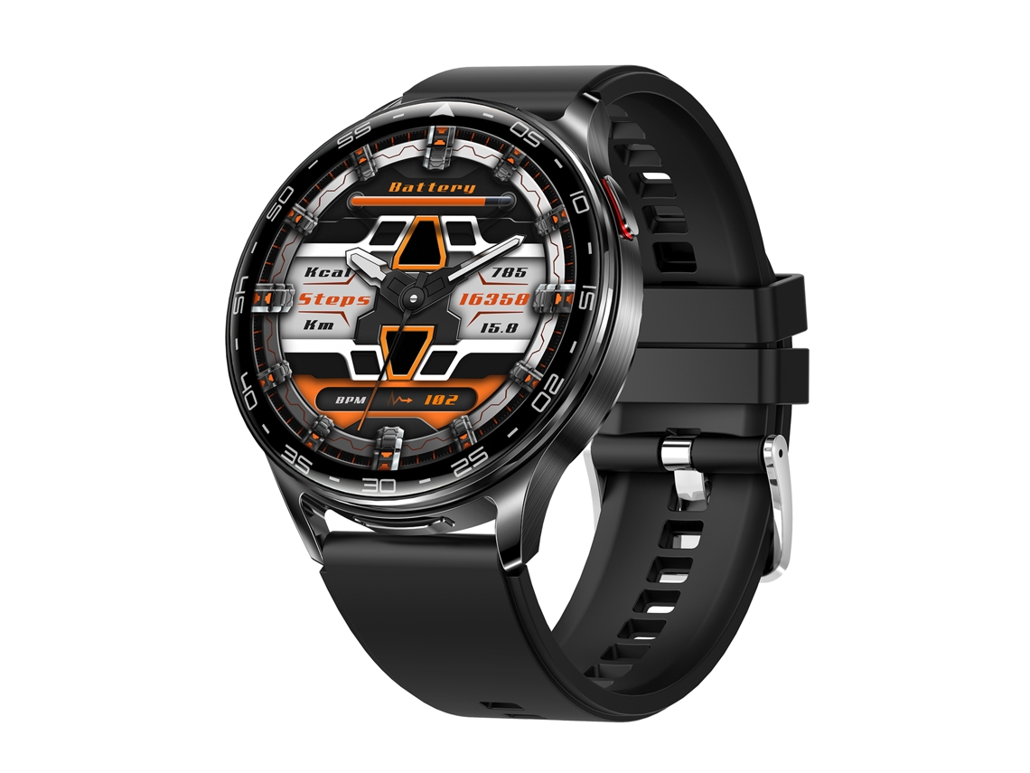 Reloj Inteligente Con Auriculares Monitor De Salud 1.39" Táctil Completo Impermeable Ip67 Reloj Deportivo Bt Para Android Ios