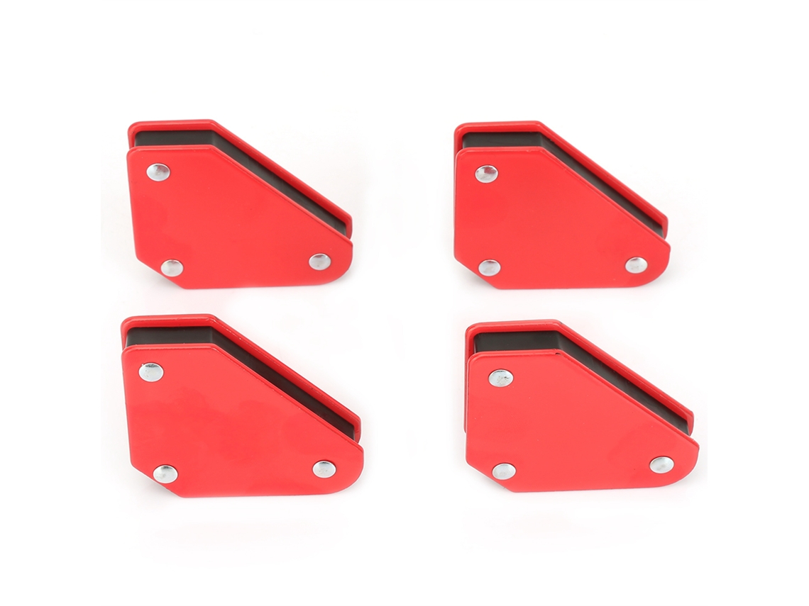 4 Soportes Magnéticos Para Soldadura Con Ángulos De 45/90/135 Grados, Fuerza De 9 Lb, Abrazadera Para Piezas