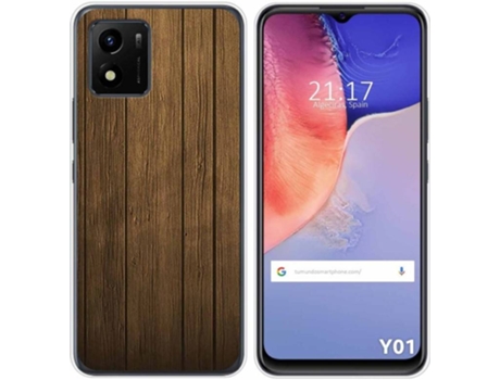 Carcasa Vivo Y01 TUMUNDOSMARTPHONE Dibujos Madera Multicolor