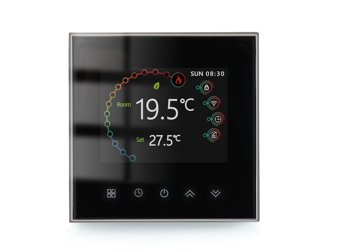 Termostato Inteligente Wifi Programable Con Control Por Aplicación, Alexa Y Control Por Voz De Google Home Para El Hogar 5a