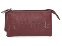Cartera con monedero Bera burdeos de Pepe Jeans