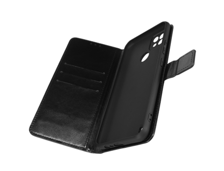 Funda Realme C21 y C11 2021 Tarjetero Soporte de Vídeo Cierre Magnético Negro AVIZAR