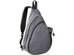 Mochila cruzada modelo 2026 para hombre y mujer, ideal para uso urbano, viajes y actividades al aire libre, con bolsillo antirrobo y portavasos.