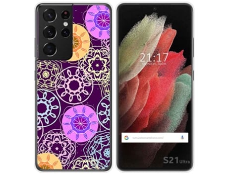 Carcasa Samsung Galaxy S21 Ultra 5G TUMUNDOSMARTPHONE Dibujos Multicolor