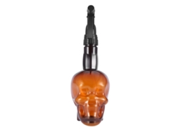 Botella De Pulverización Rellenable Para Peluquería 500ml Color Marrón, Atomizador De Agua Skull Para Salones De Belleza