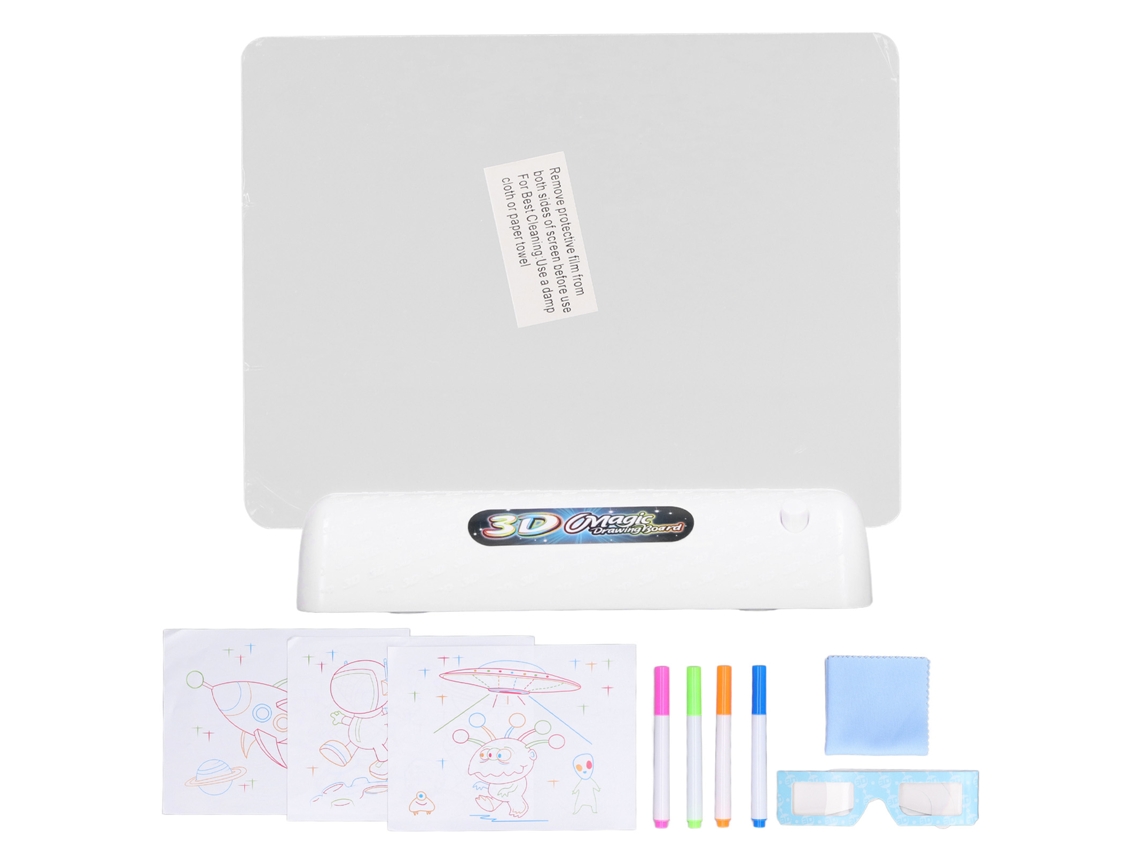 Ats-tablero De Luz Ultimate Diy 3d Luminoso Para Dibujar Colorido Para Niños Niñas Espacio