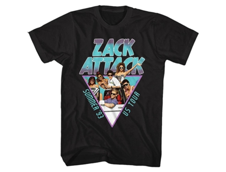 Camiseta ROCKINSTONE Zack Attack Summer Tour Saved By The Bell (XXXL)