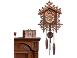 Reloj De Pared De Estilo Retro | Reloj Decorativo Con Sonería A Pilas Para La