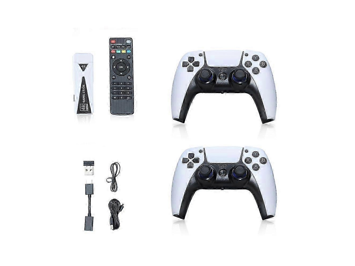 Consola de videojuegos U10 2025 con 64 GB, más de 10 000 juegos, retro portátil con pantalla 4K y mando inalámbrico. Hengjian