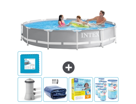 Piscina Tubular INTEX 26712GN-CB23 (6503 L - 366x76cm)