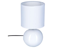 Lampara De Cerámica Blanco Mate FACTORY CUADROS
