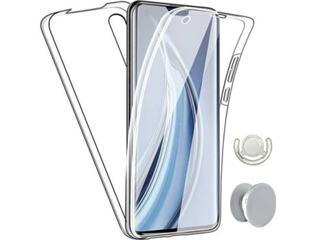 Kit Funda 3x1 360° Impact Protection, 1 GripHolder e1 Soporte GripHolder Xiaomi Redmi 9A Sport PHONECARE Transparente Blanco