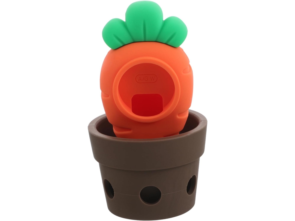 Soporte De Silicona Con Forma De Zanahoria Para Cargar Relojes Inteligentes.